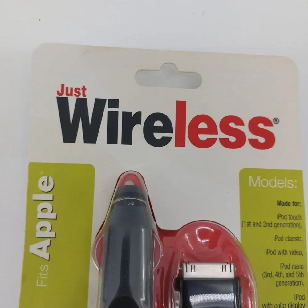 Just Wireless Car Charger for iPhone 3GS, 3G, iphone Black iPod Touch 1st 2nd